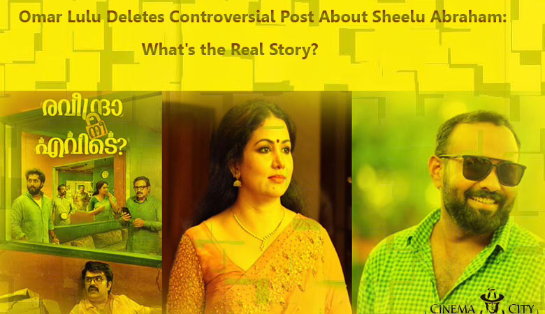 Omar Lulu Deletes Controversial Post About Sheelu Abraham